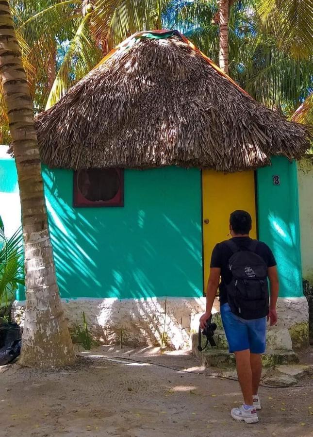 Cabanas Camping Ria Celestun Buitenkant foto