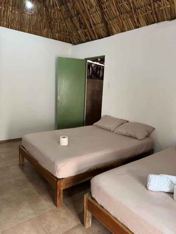 Cabanas Camping Ria Celestun Buitenkant foto