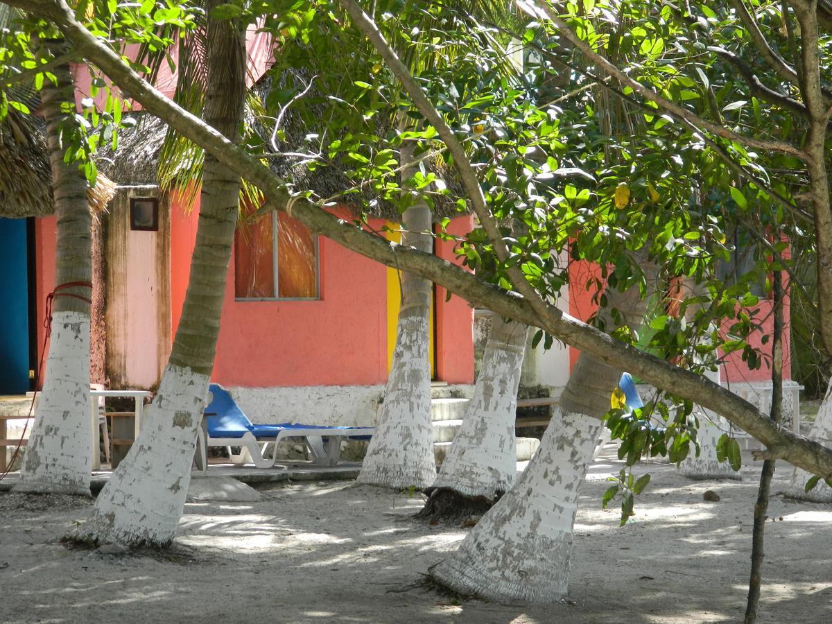 Cabanas Camping Ria Celestun Buitenkant foto